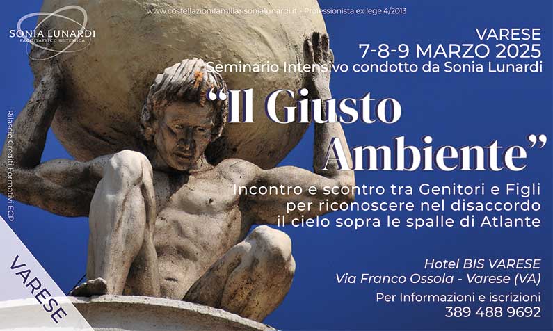 seminario intensivo costellazioni familiari a varese il giusto ambiente